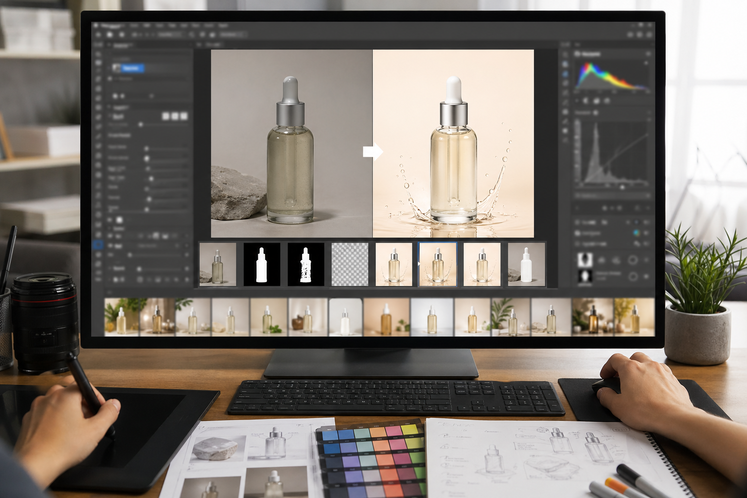 实战场景：电商产品图如何从普通素材变成可上线视觉：Stable 处理前后对比