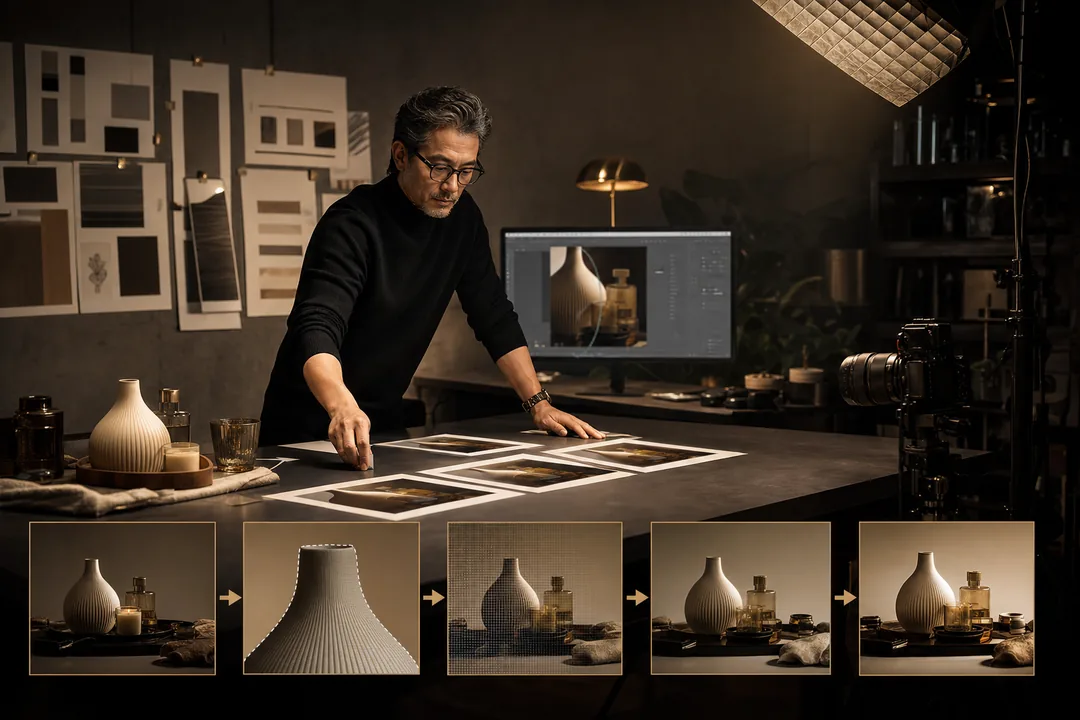 操作步骤：用 Photoshop AI 插件和智能修图把细节选择做成流程 步骤演示，使用 图像细节选择