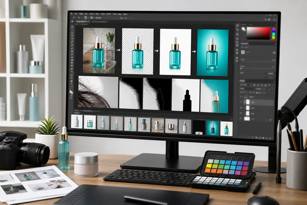 智能抠图 配合 Photoshop 完成智能抠图教程步骤：适合电商与品牌视觉的可复制流程