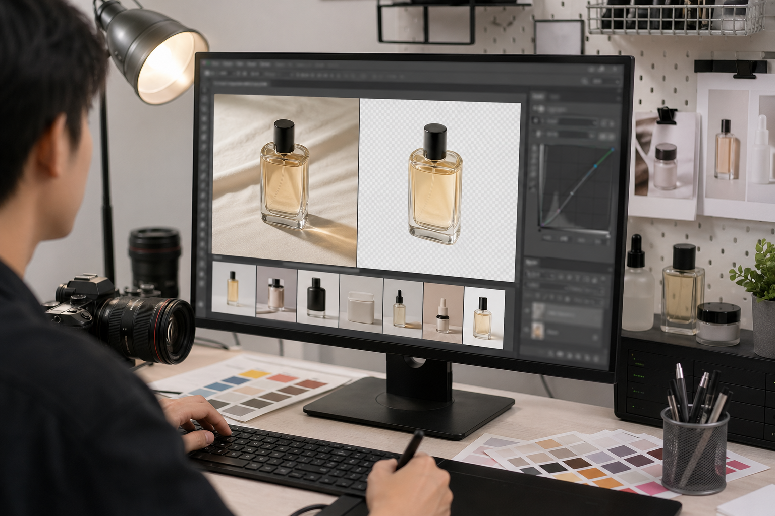 智能抠图 在最后给设计团队的执行建议场景下的工作示意