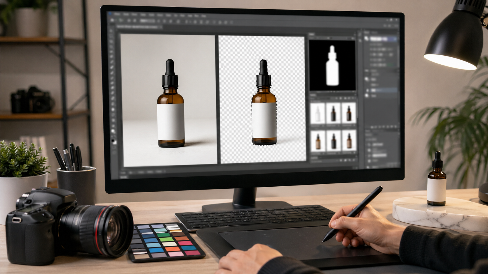 智能抠图教程步骤：Photoshop 内的可复制流程 步骤演示，使用 智能抠图